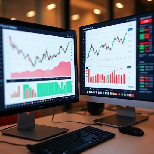 Prop trader analyzing market data